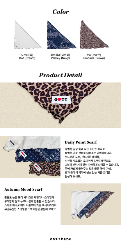 [PRE-ORDER] Point Scarf