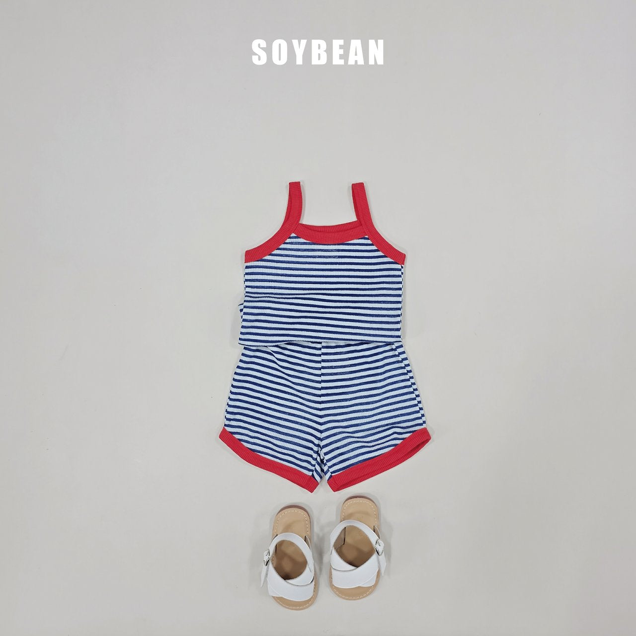 [PRE-ORDER] Windy Stripe Top Bottom Set