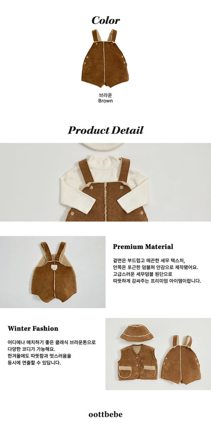 [PRE-ORDER] Shearling Overalls