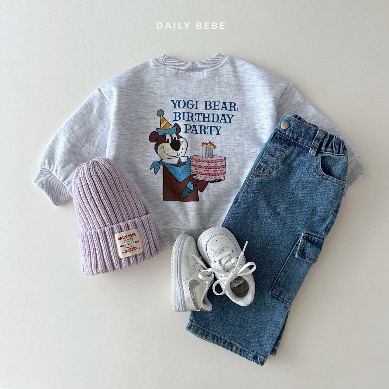 Birthday Sweatshirts [Ivory,White Melange/XS(1-2yr)]
