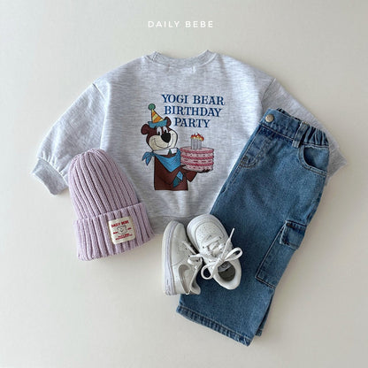 Birthday Sweatshirts [Ivory,White Melange/XS(1-2yr)]