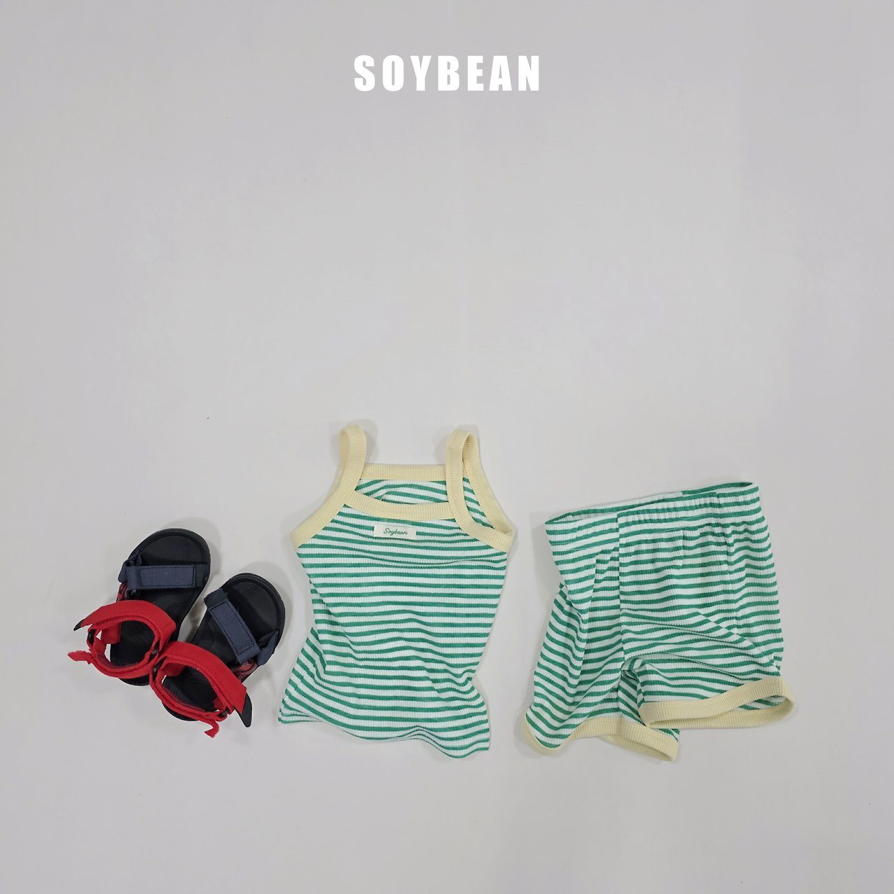 [PRE-ORDER] Windy Stripe Top Bottom Set