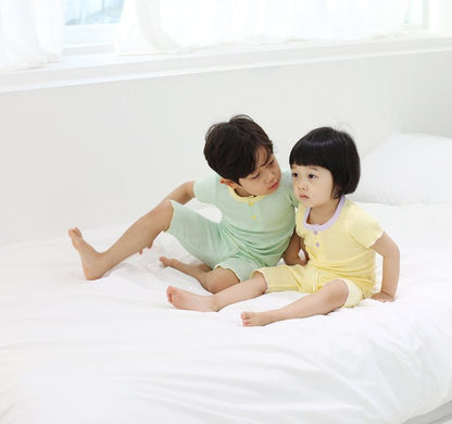 Marshmallow Home Wear Set [White/XS(1-2yr)]