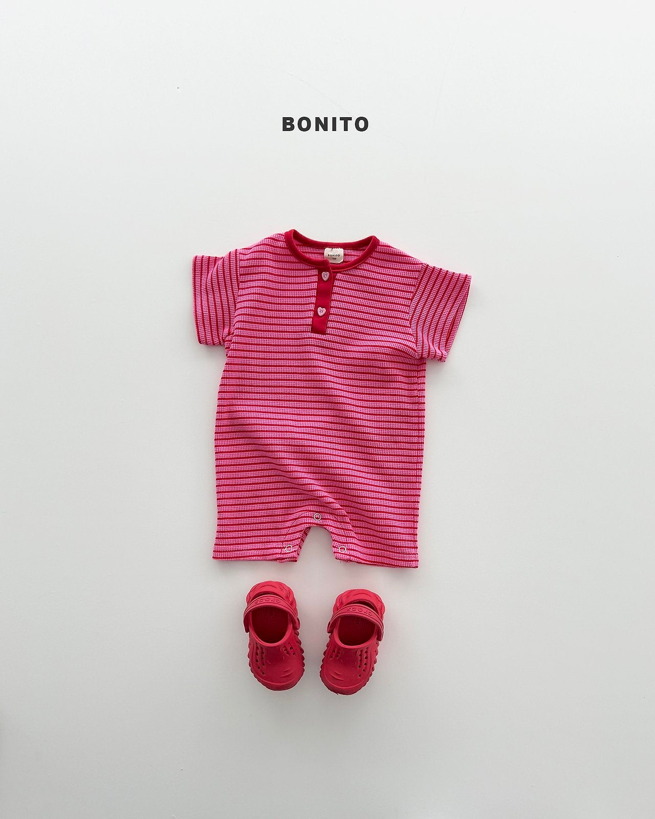 [PRE-ORDER] Summer Waffle Stripe Body Suit