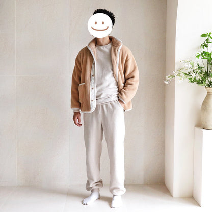 [PRE-ORDER] Heart Overfit Jacket (Mom Couple)