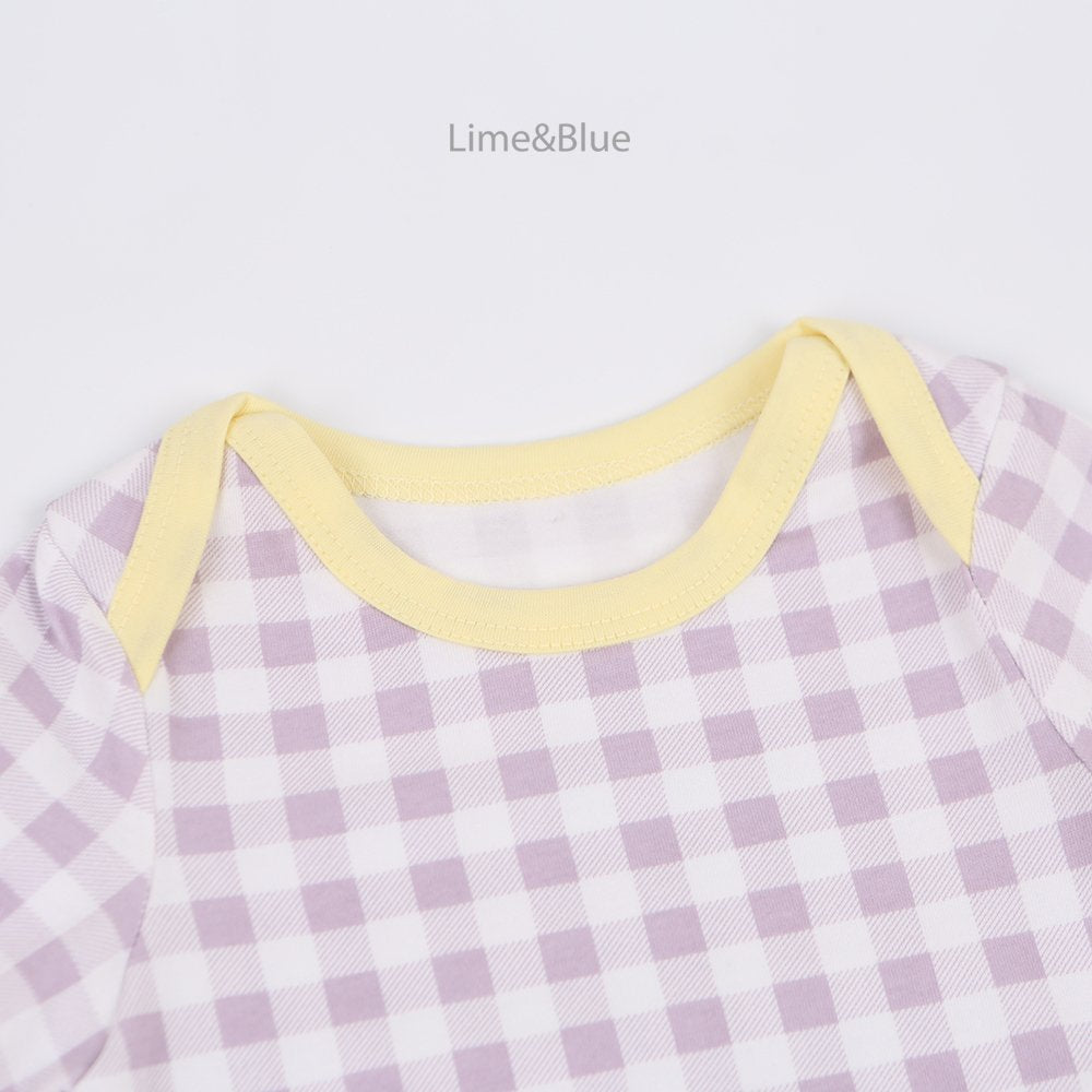 [PRE-ORDER] Summer Check Check Body Suit