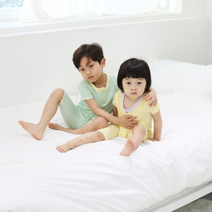 Marshmallow Home Wear Set [White/XS(1-2yr)]