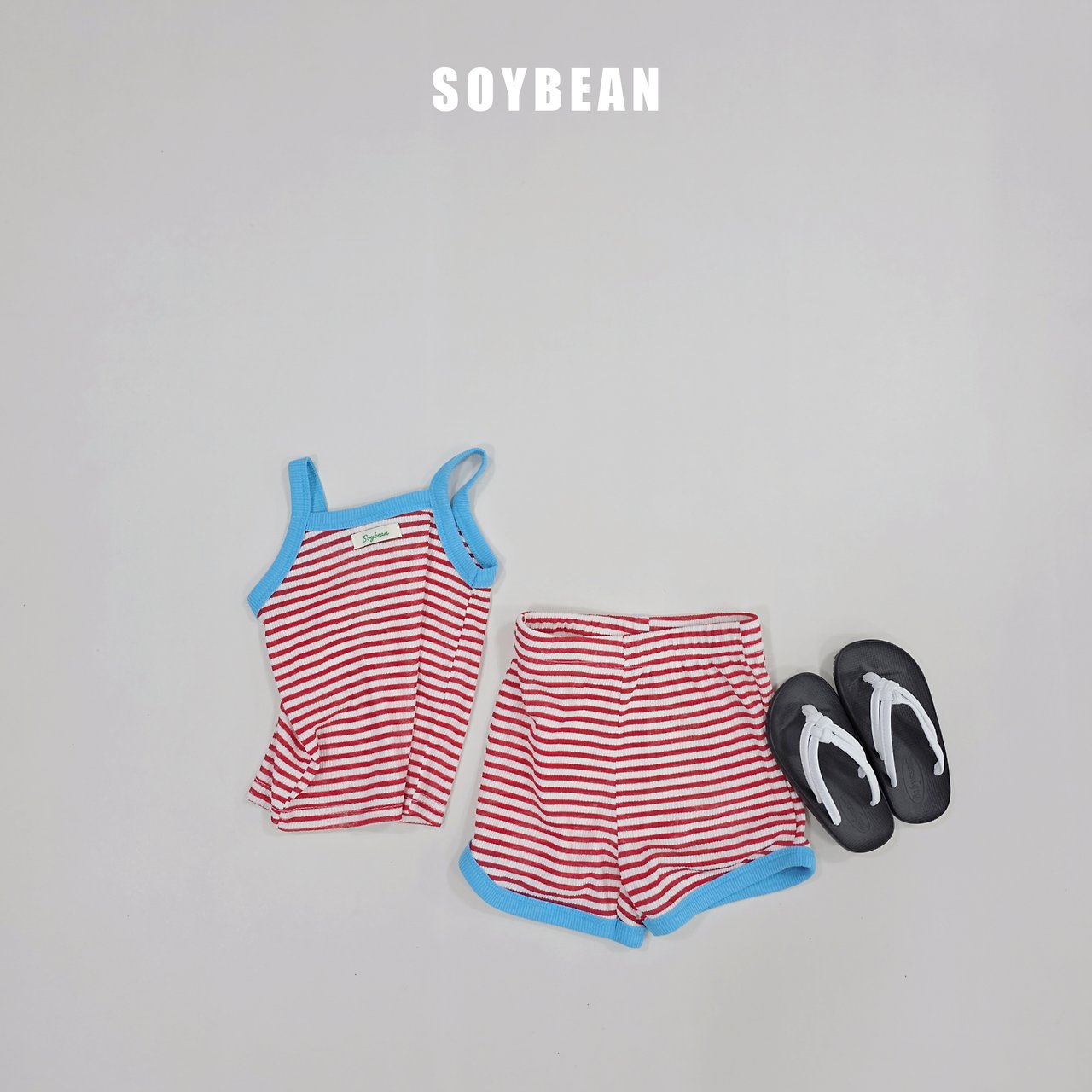 [PRE-ORDER] Windy Stripe Top Bottom Set