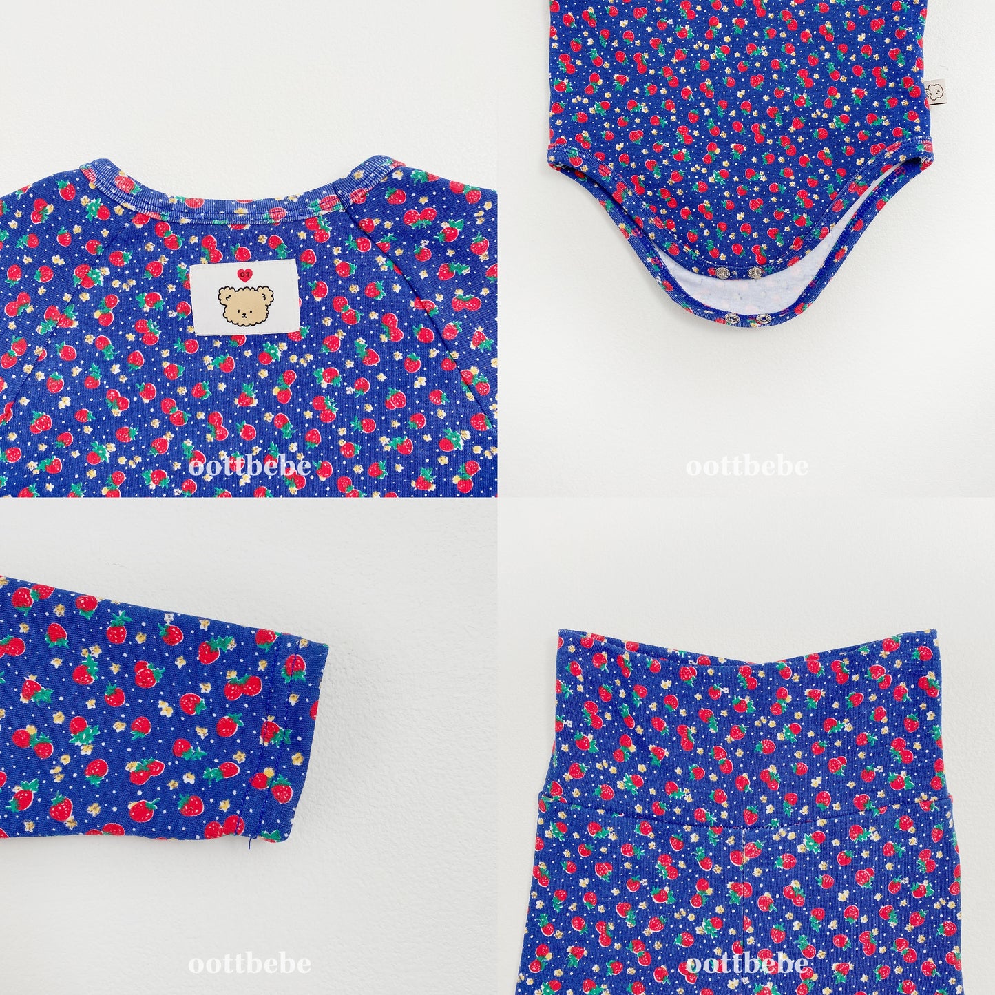 [PRE-ORDER] Strawberry Body Suit + Leggings Set