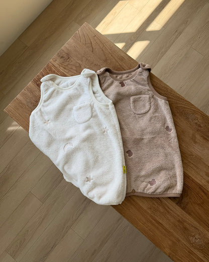 [PRE-ORDER] Embroidered Microfiber Sleep Vest