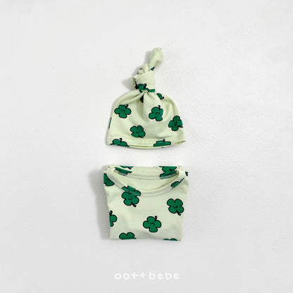 [PRE-ORDER] Happy Friends Body Suit + Bonnet Set