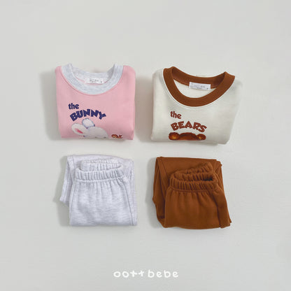 [PRE-ORDER] Bear Bunny Top Bottom Set