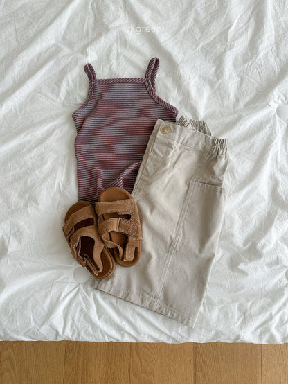 [PRE-ORDER] Peanut Stripe Tank Top
