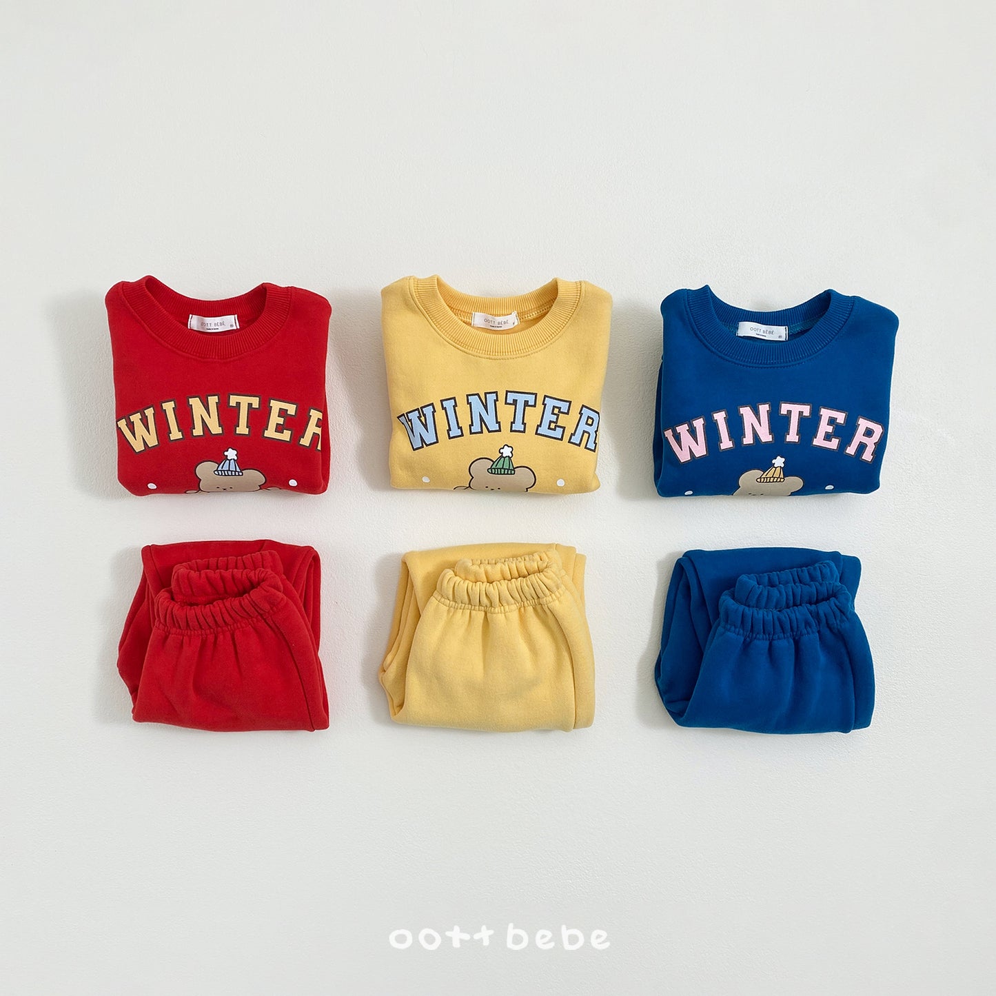 [PRE-ORDER] Winter Bear Top Bottom Set