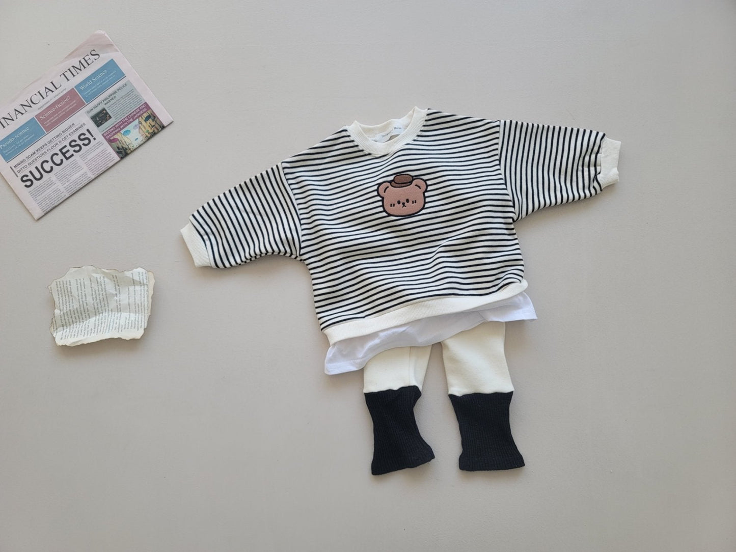 [PRE-ORDER] Hat Bear Top Bottom Set