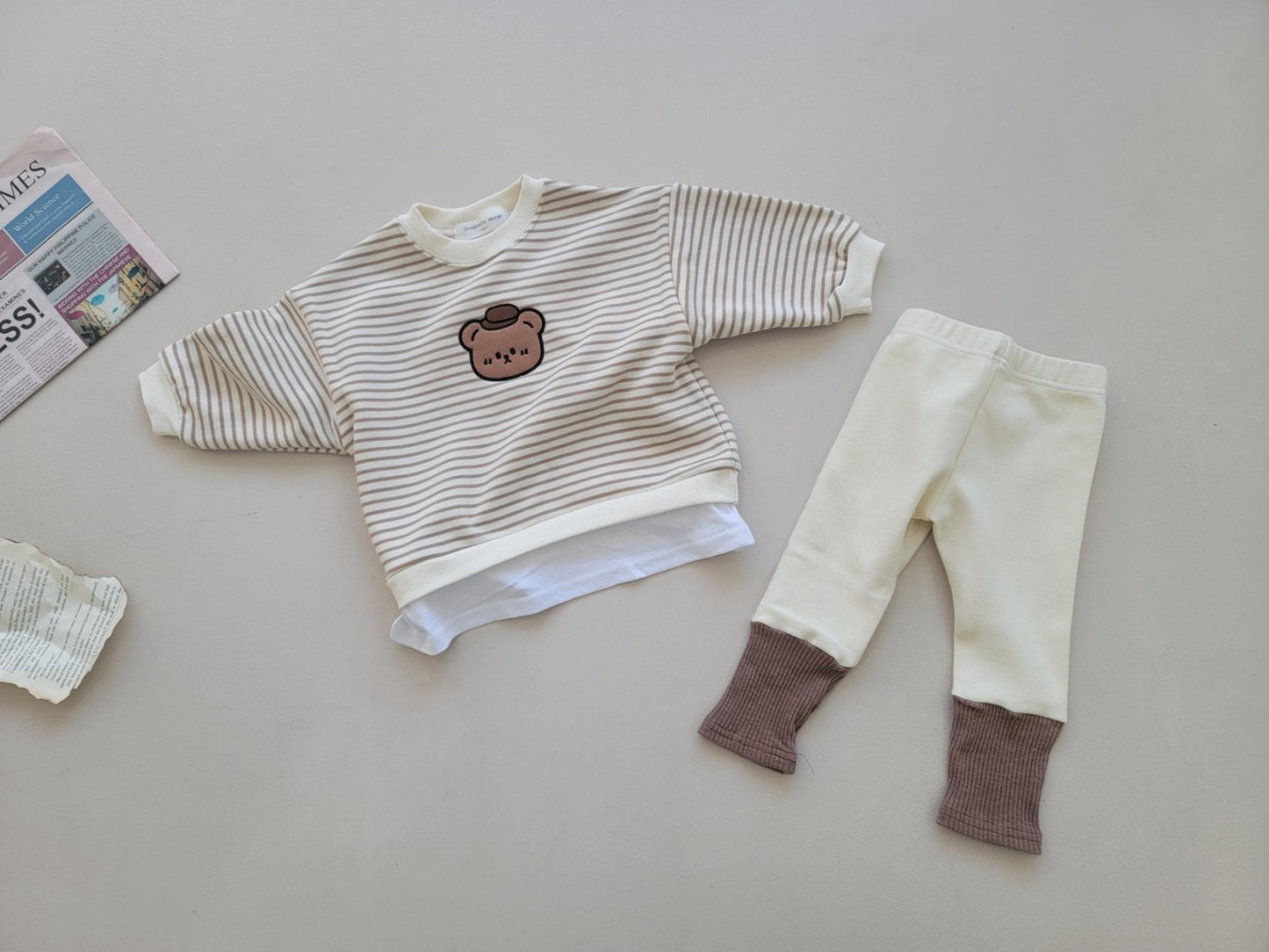 [PRE-ORDER] Hat Bear Top Bottom Set