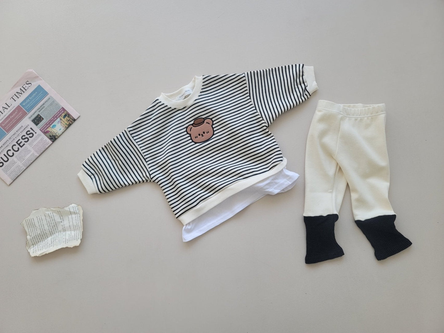 [PRE-ORDER] Hat Bear Top Bottom Set