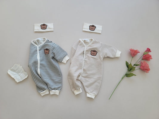 [PRE-ORDER] Snap Bear Body Suit + Hair Band Set