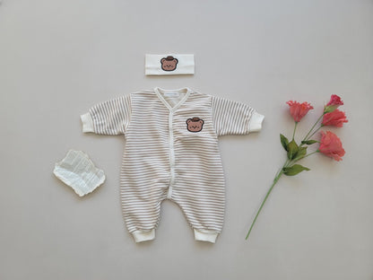 [PRE-ORDER] Snap Bear Body Suit + Hair Band Set