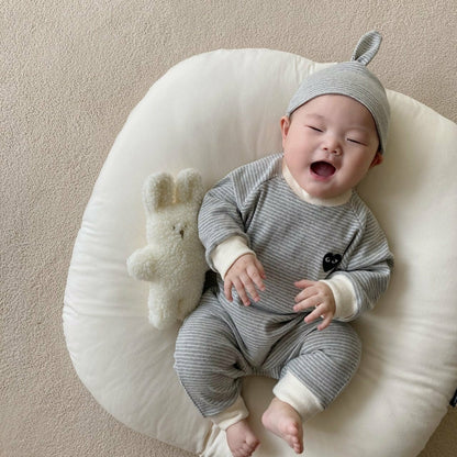 [PRE-ORDER] Chewy Heart Body Suit + Bonnet Set