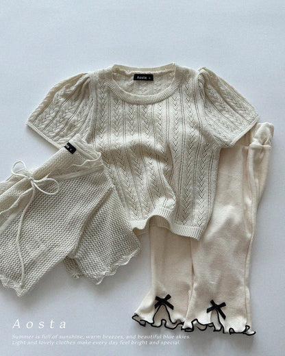 [PRE-ORDER] Ribbed Ribbon Pants