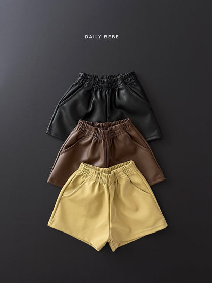 [PRE-ORDER] Faux Leather Shorts