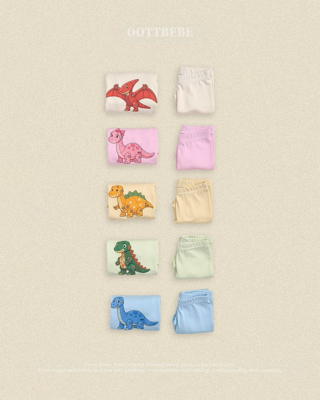 [PRE-ORDER] Robot Dino Home Wear Set