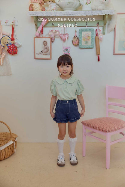 [PRE-ORDER] Heart Label Collar T-Shirts