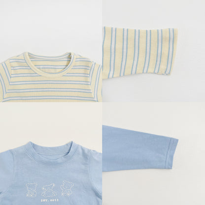 Say Oott 1+1 Baby T-Shirts [Red/Ivory/Baby M(6-12m)]