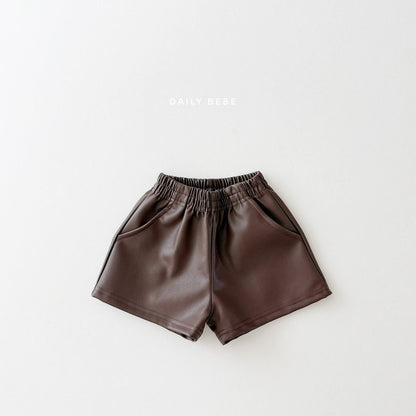 [PRE-ORDER] Faux Leather Shorts