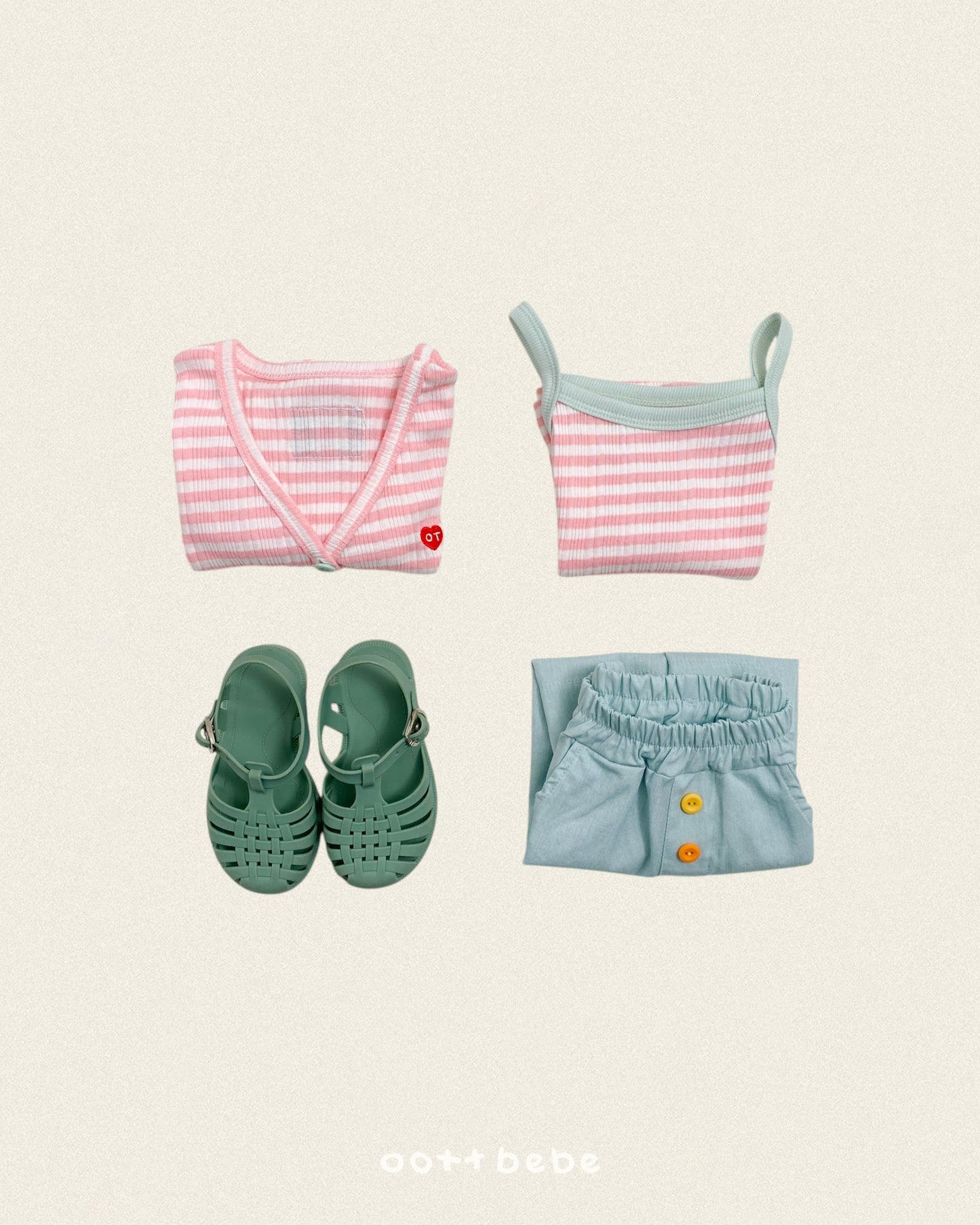 [PRE-ORDER] Knit Ribbed Tank Top + Cardigan Set