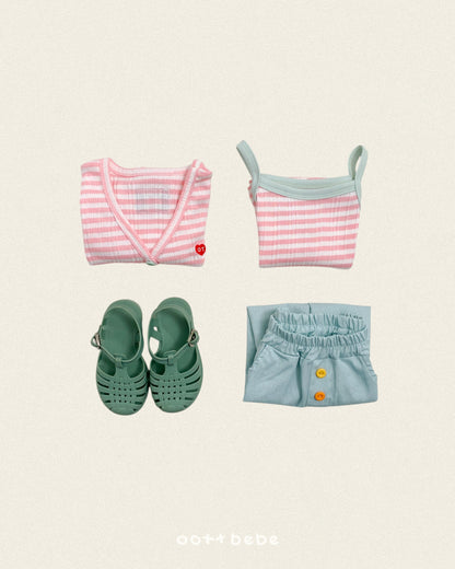 [PRE-ORDER] Knit Ribbed Tank Top + Cardigan Set