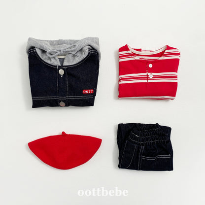 [PRE-ORDER] Hoodie Denim Jacket