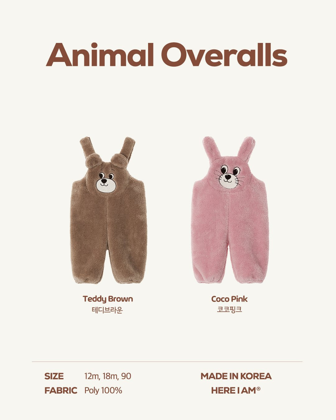 [PRE-ORDER] Animal Overalls