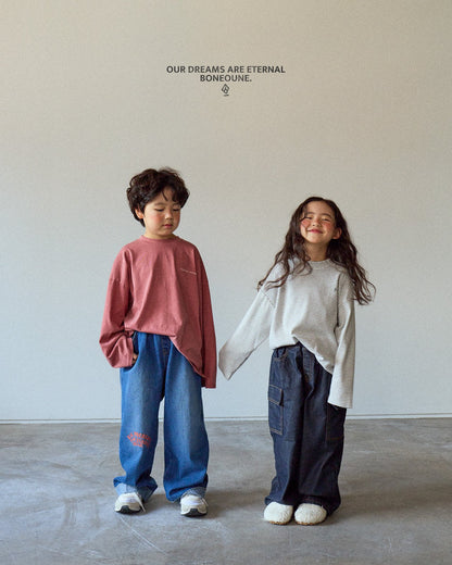 [PRE-ORDER] Roll Up Denim Pants