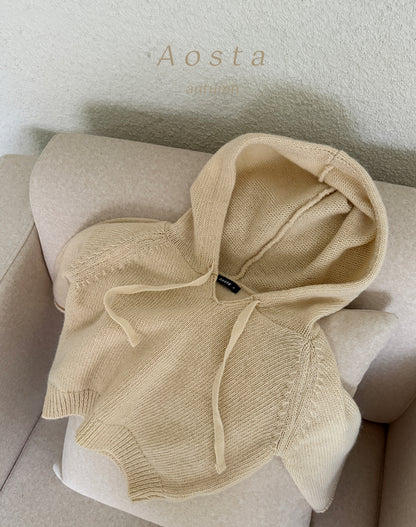 Cookie Sweater Hoodie Top [Red/L(3-5yr)]