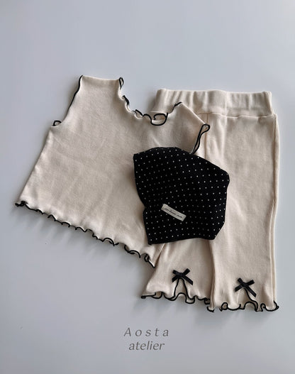[PRE-ORDER] Ribbed Ribbon Pants