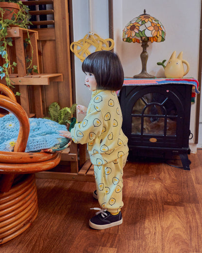 [PRE-ORDER] Little Farm Waffle Anorak Bottom Set