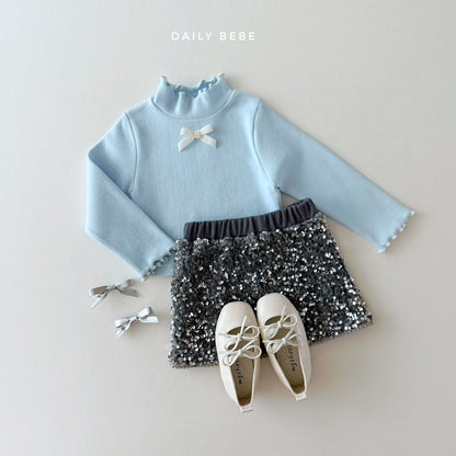Spangles Skirts [Silver/JS(7-8yr)]