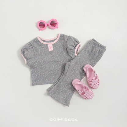 [PRE-ORDER] Lovely Eyelet Top Bottom Set