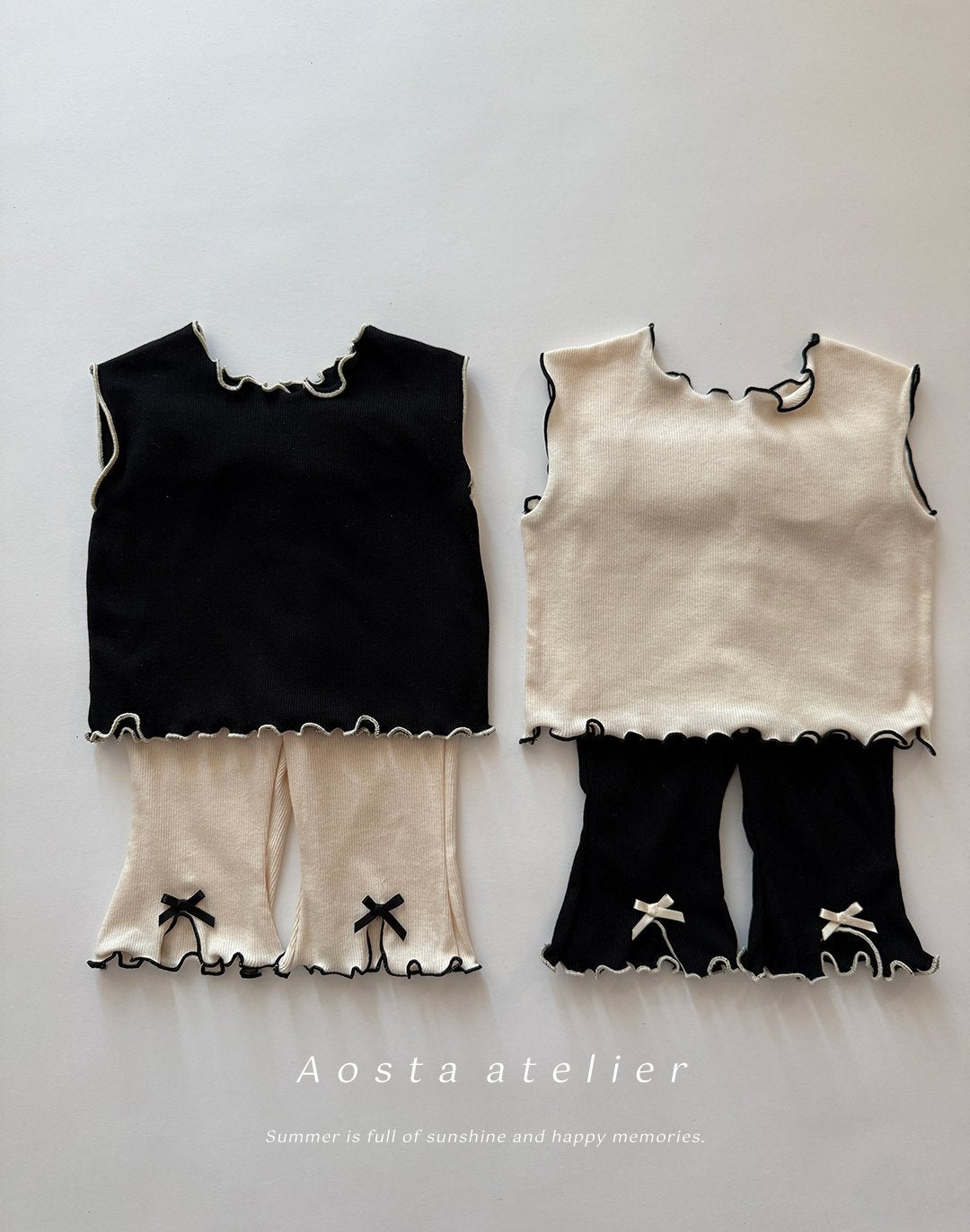 [PRE-ORDER] Ribbed Ribbon Pants