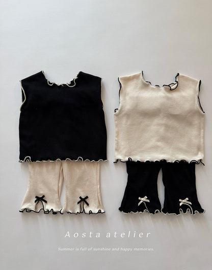 [PRE-ORDER] Ribbed Ribbon Pants