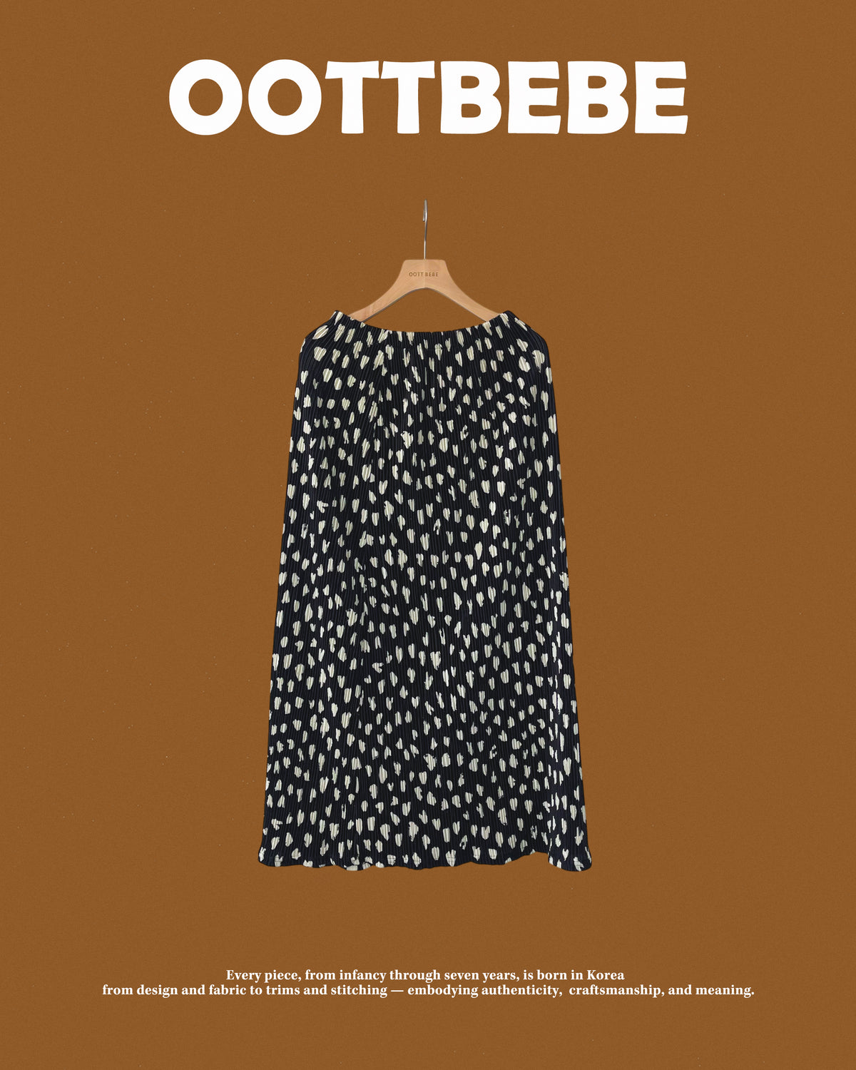 [PRE-ORDER] Velvet Leopard Pleats Mom Skirts