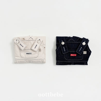 [PRE-ORDER] Denim Suspender Dress