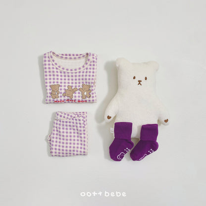 [PRE-ORDER] Check Bear Home Wear Set