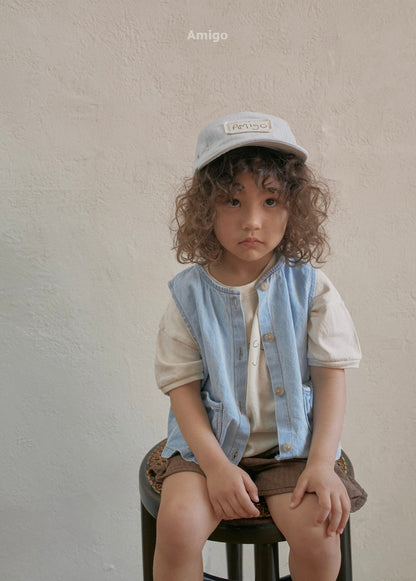 [PRE-ORDER] Round Denim Vest
