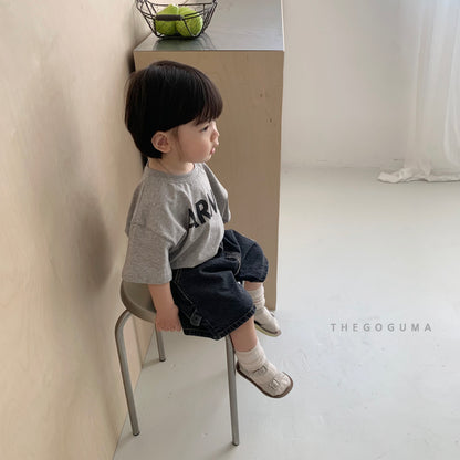 [PRE-ORDER] Wide Half Ring Denim Pants