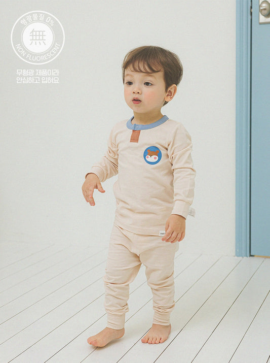 Kkomi Span Home Wear Set [Oatmeal/120/L(4-5yr)]