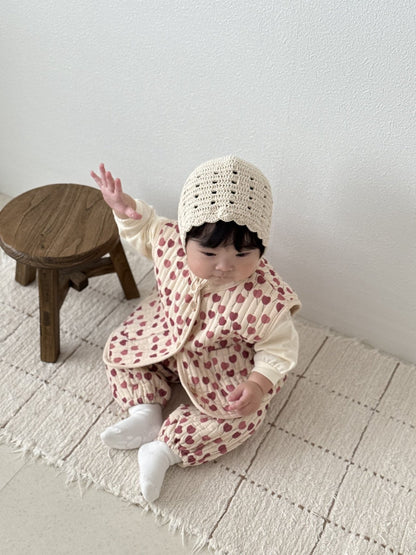 [PRE-ORDER] Heart Vest Bottom Set