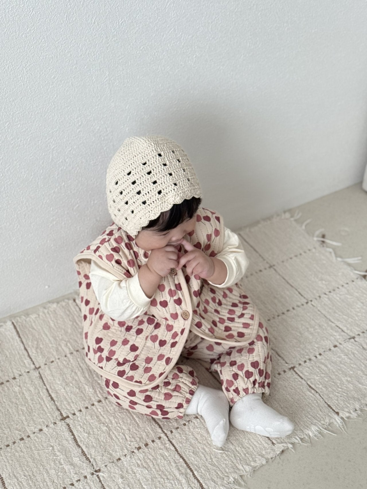 [PRE-ORDER] Heart Vest Bottom Set